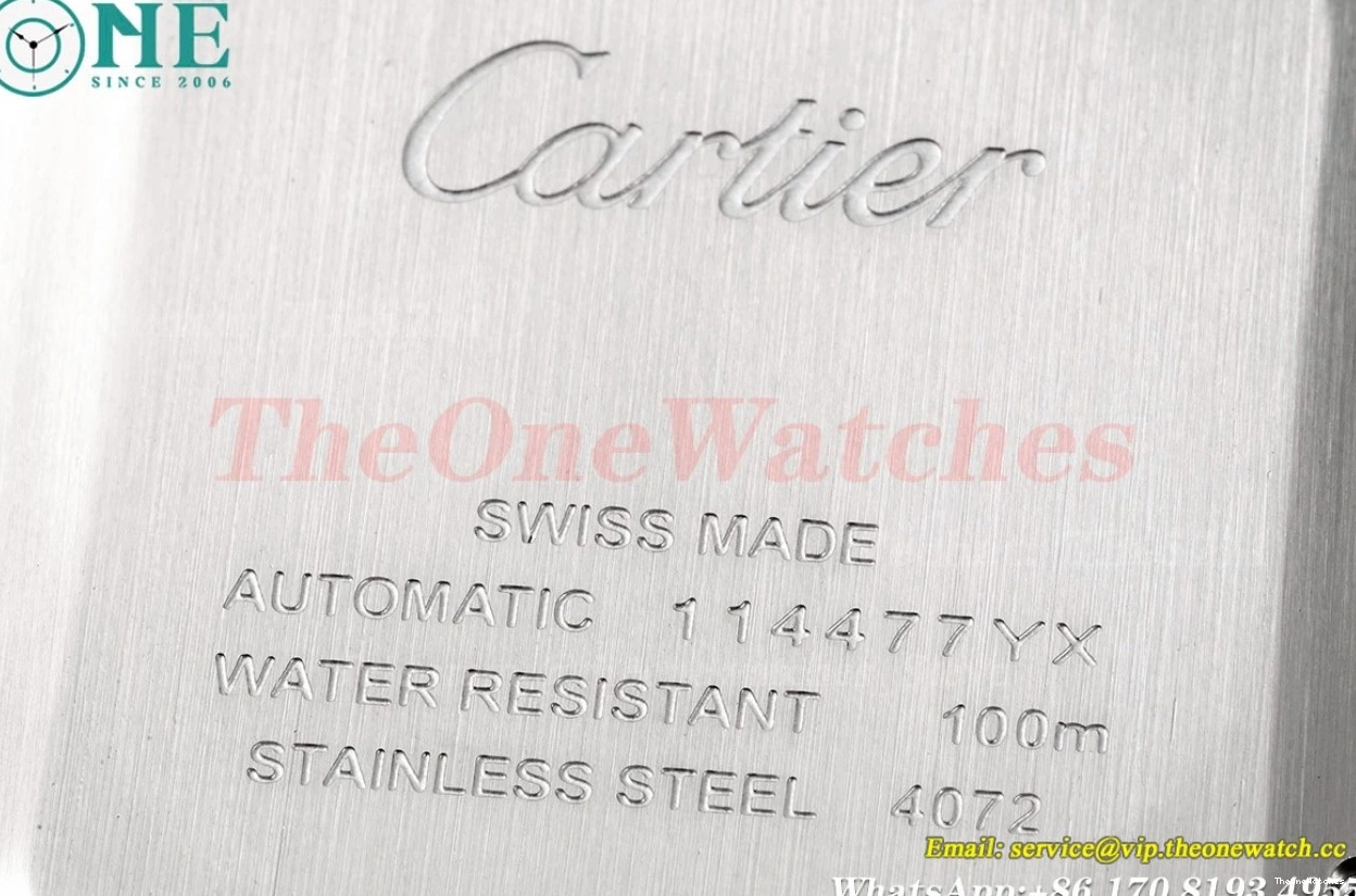 Blue 40mm BVF Mens Cartier Santos SS 2018 XL De SS MY9019 0216